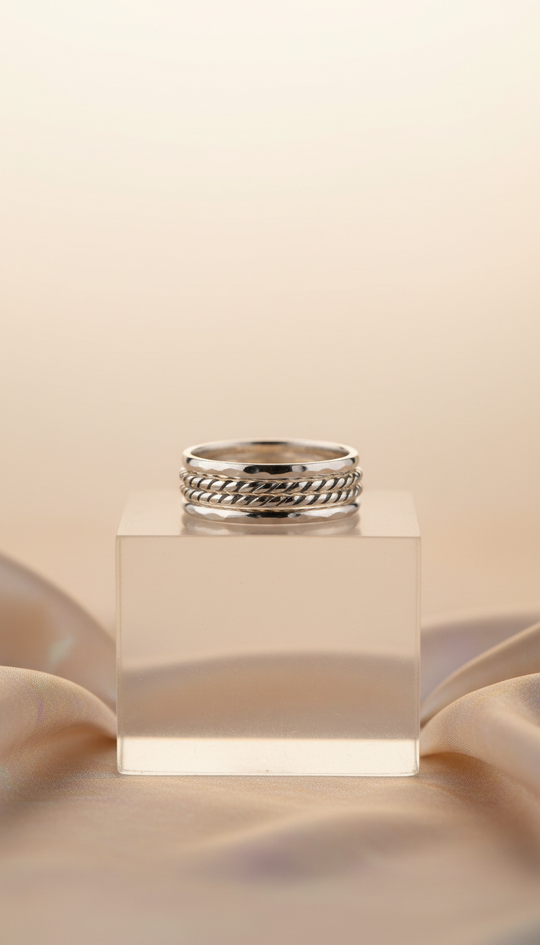 Sterling Silver Stacking Ring Set
