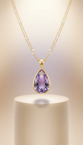 Semi-Precious Stone Pendant Necklace