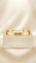 Minimalist Gold Cuff Bracelet