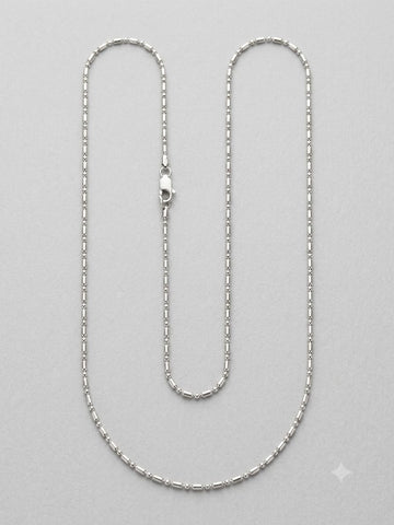 925 Sterling Silver Figaro Chain Necklace – 20 Inches